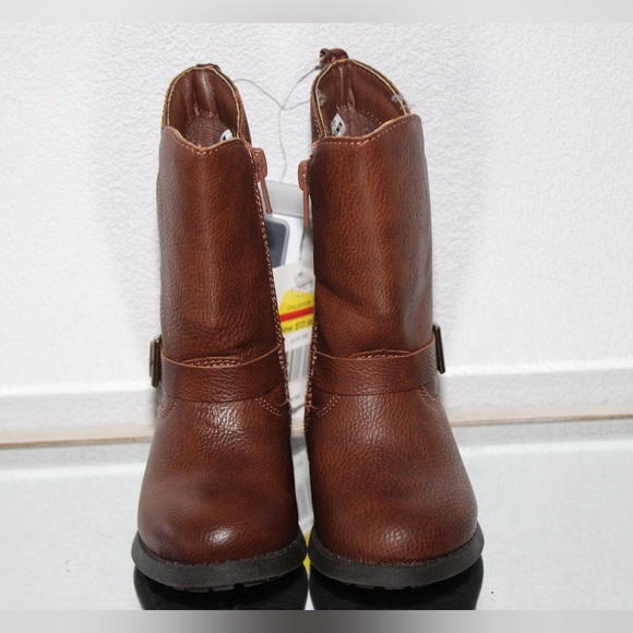 OSHKOSH B'GOSH Girl's Lumi Knee High Boot Brown Toddler 5 - Picture 2 of 6